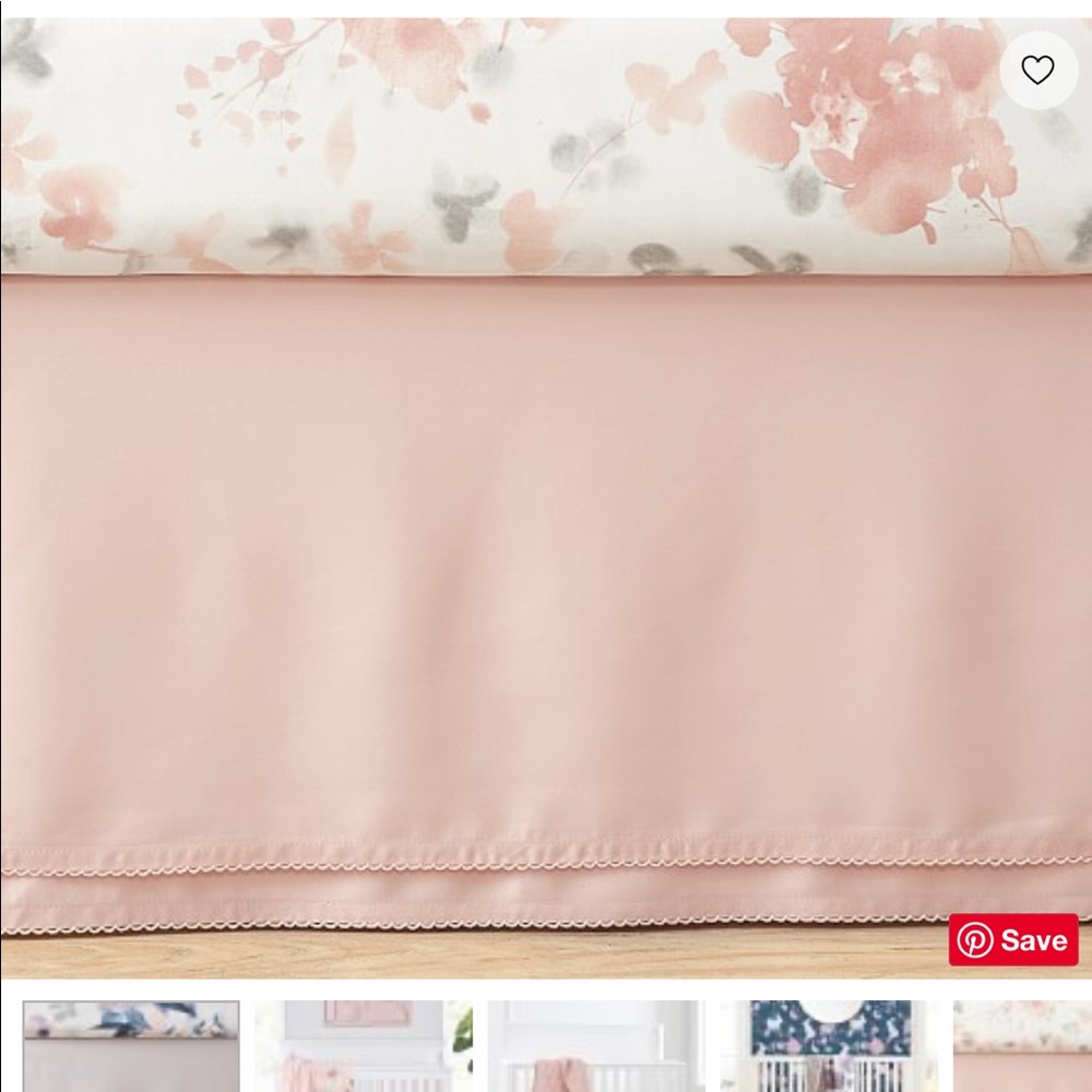 Pottery Barn Kids Amelia Crib Skirt